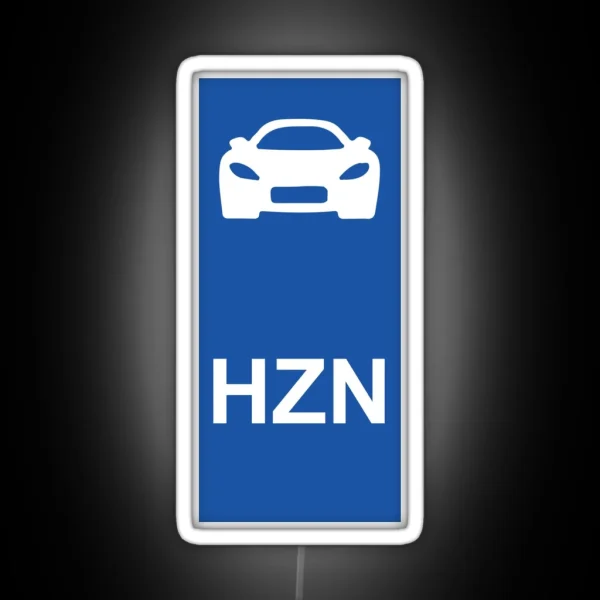 Forza Horizon 4 License Plate RGB Neon Sign