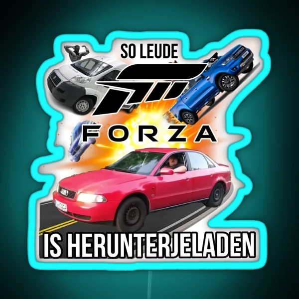 Forza Is Downloaded RGB Neon Sign