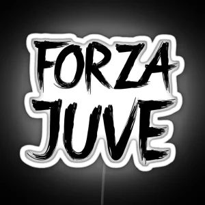 Forza Juve Black RGB Neon Sign