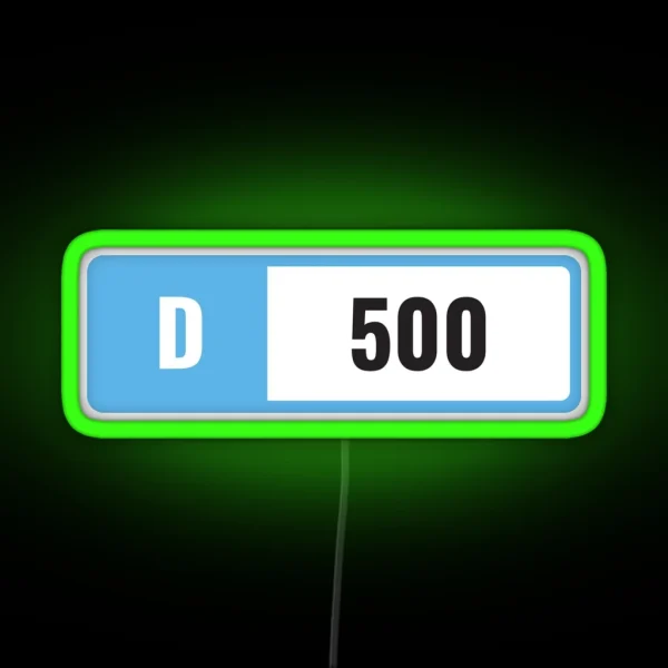 Forza Motorsport And Horizon Class D 500 RGB Neon Sign