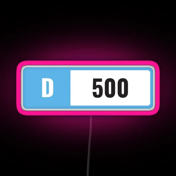 Forza Motorsport And Horizon Class D 500 RGB Neon Sign