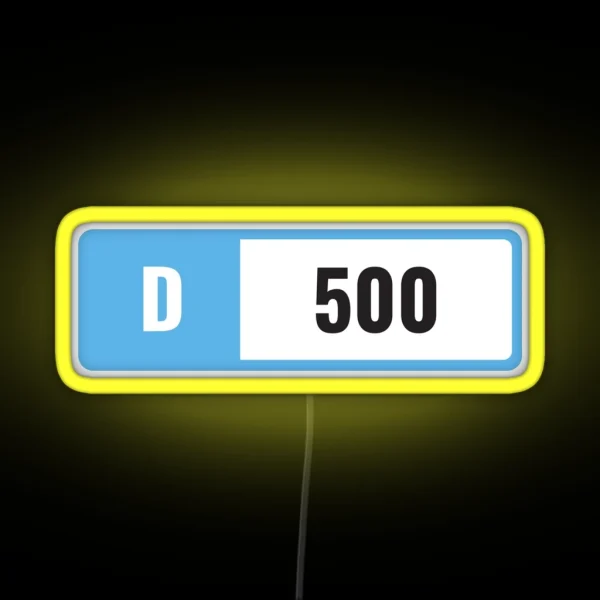 Forza Motorsport And Horizon Class D 500 RGB Neon Sign