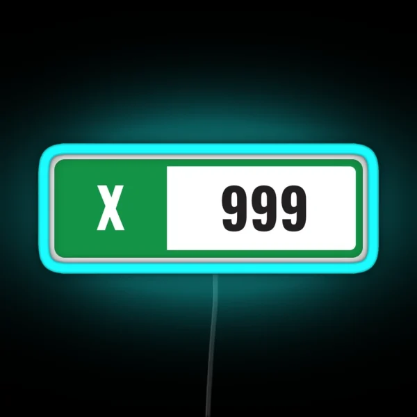 Forza Motorsport And Horizon Class X 999 RGB Neon Sign