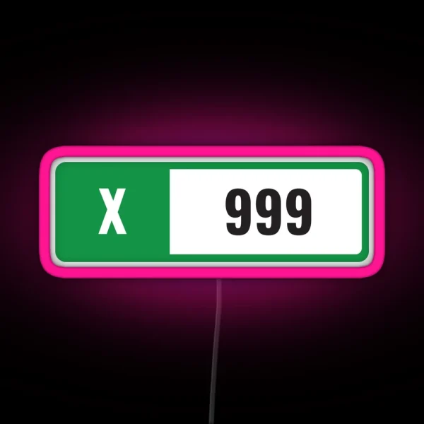 Forza Motorsport And Horizon Class X 999 RGB Neon Sign
