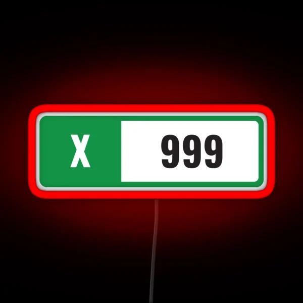 Forza Motorsport And Horizon Class X 999 RGB Neon Sign