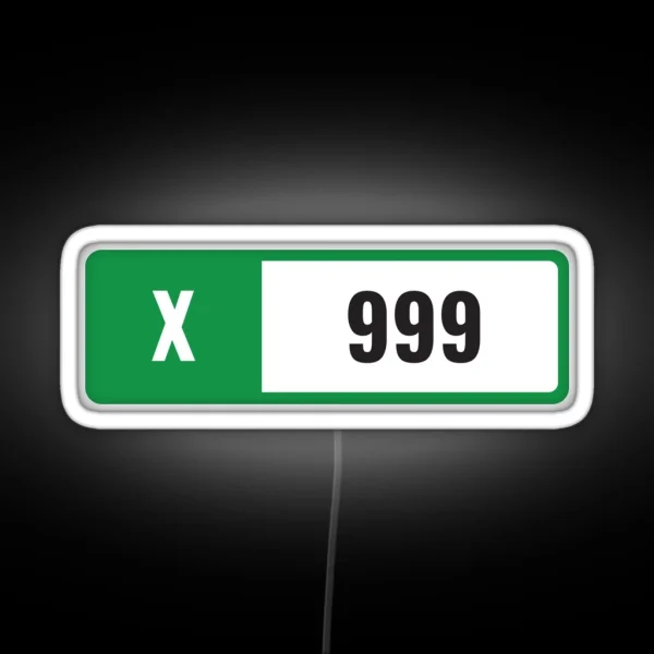 Forza Motorsport And Horizon Class X 999 RGB Neon Sign