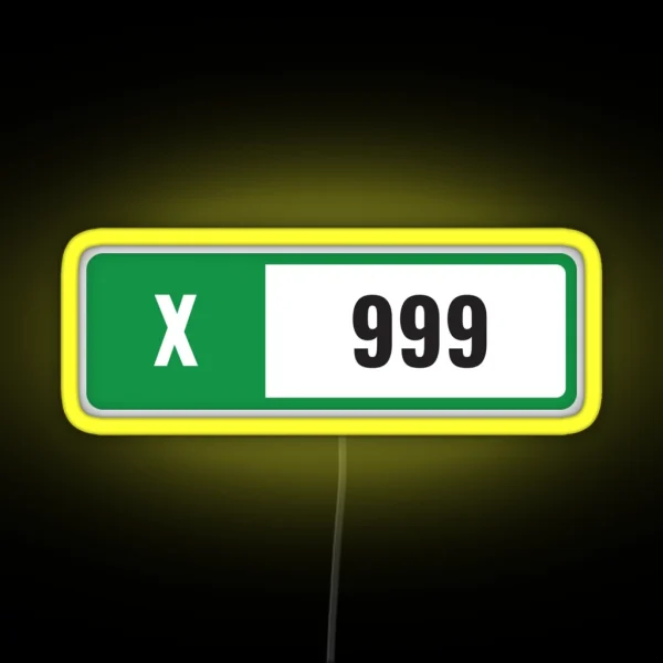 Forza Motorsport And Horizon Class X 999 RGB Neon Sign