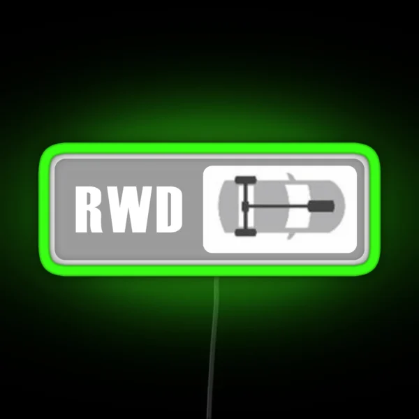 Forza Motorsport Front Engine RWD Forza Performance RGB Neon Sign