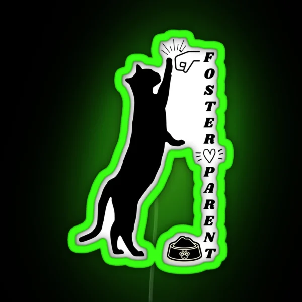 Foster Kitten Parent RGB Neon Sign