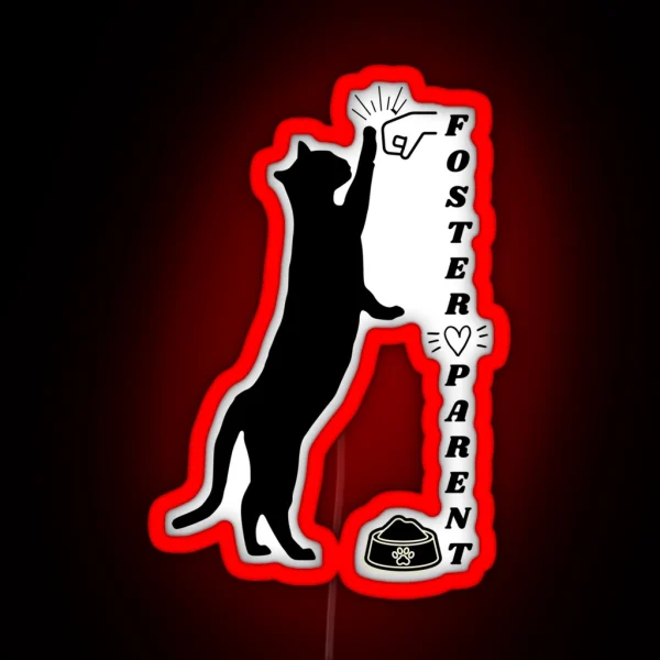 Foster Kitten Parent RGB Neon Sign