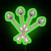 Four Mallet Play Technique Vibraphonist Playing Vibraphone Mallet Percussion RGB Neon Sign - Image 4