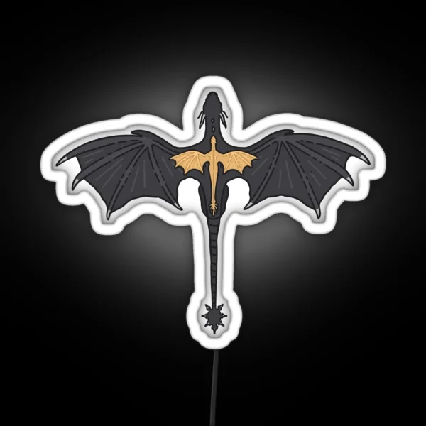 Fourth Wing Tairn And Andarna RGB Neon Sign