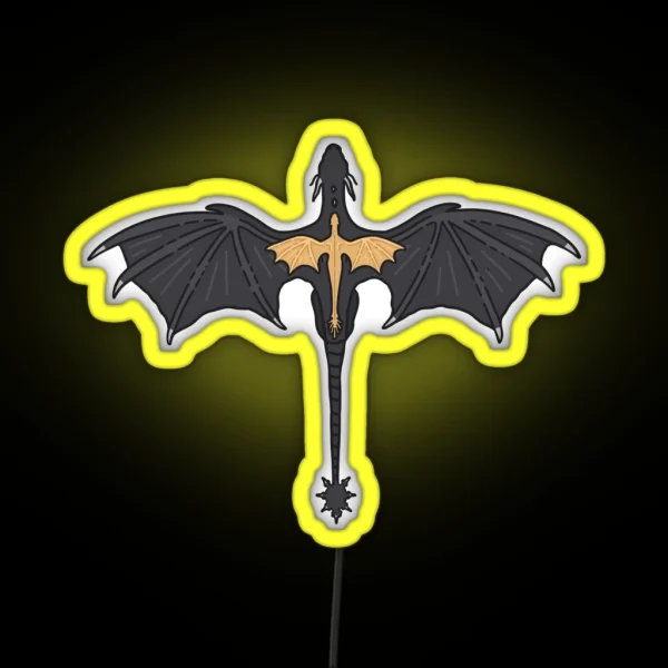Fourth Wing Tairn And Andarna RGB Neon Sign