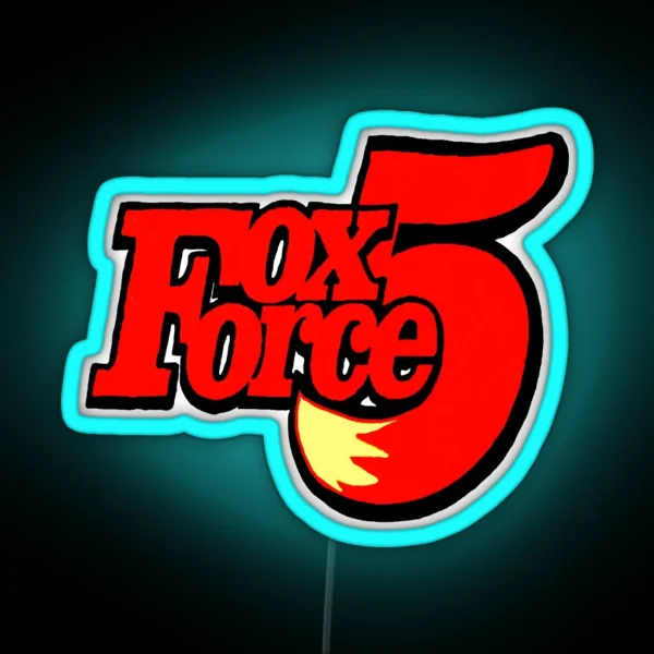FOX FORCE 5 RGB Neon Sign