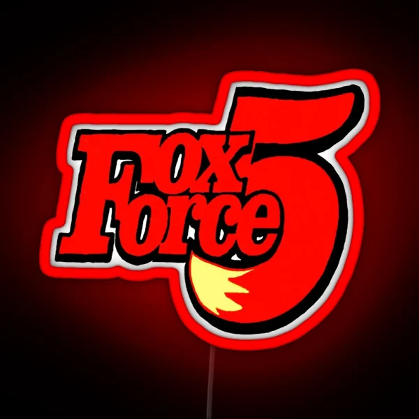 FOX FORCE 5 RGB Neon Sign