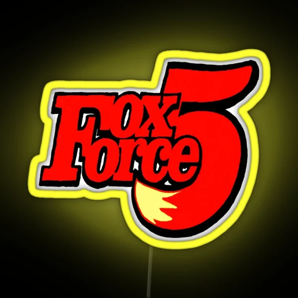 FOX FORCE 5 RGB Neon Sign