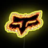 Fox Head On Fire RGB Neon Sign - Image 5