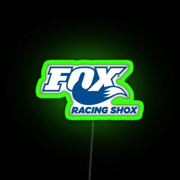 Fox Racing Logo RGB Neon Sign