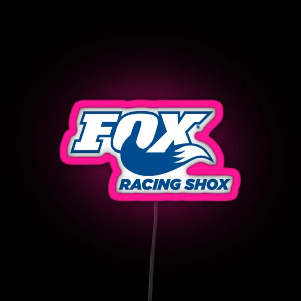 Fox Racing Logo RGB Neon Sign