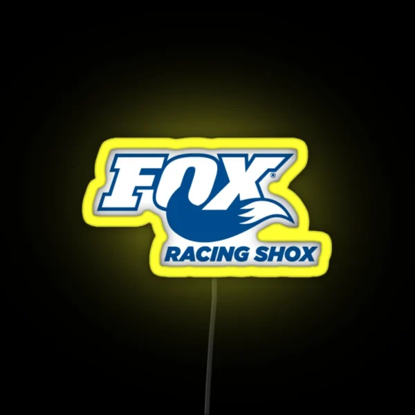 Fox Racing Logo RGB Neon Sign