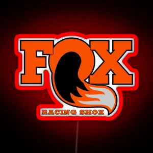 Fox Racing Shox Orange RGB Neon Sign