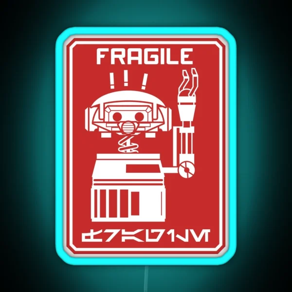 Fragile RGB Neon Sign