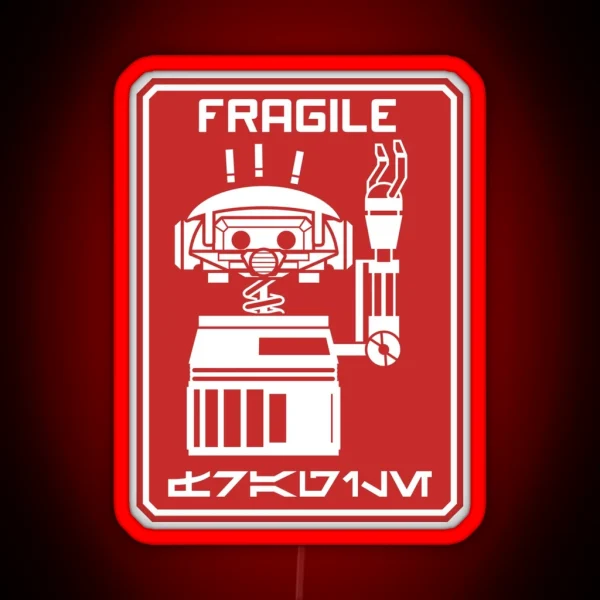 Fragile RGB Neon Sign