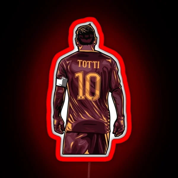 Francesco Totti Art RGB Neon Sign