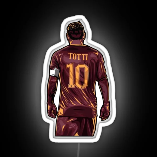 Francesco Totti Art RGB Neon Sign