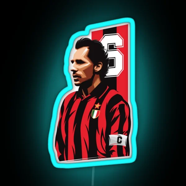 Franco Baresi RGB Neon Sign