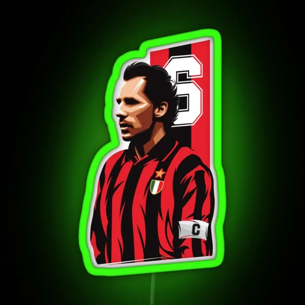 Franco Baresi RGB Neon Sign