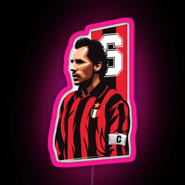 Franco Baresi RGB Neon Sign