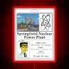 Frank Grimes Simpsons Employee Badge Led RGB Neon Sign - Image 2