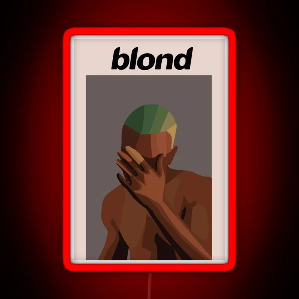 Frank Ocean Illustration RGB Neon Sign