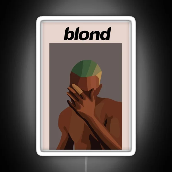 Frank Ocean Illustration RGB Neon Sign