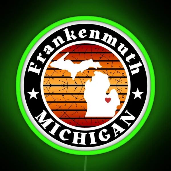 Frankenmuth Michigan RGB Neon Sign