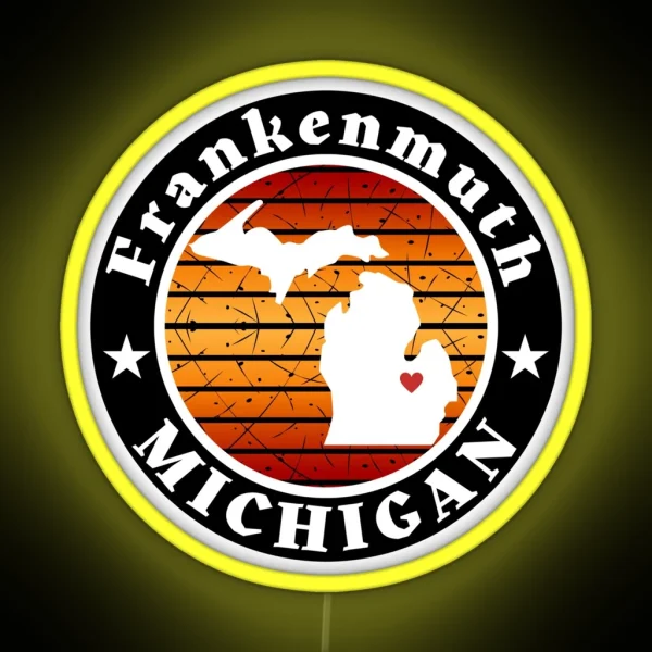 Frankenmuth Michigan RGB Neon Sign