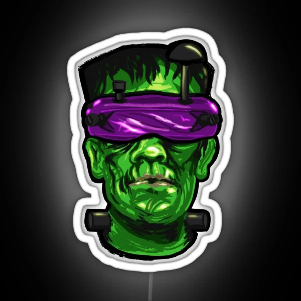 Frankenstein FPV Goggles Halloween Drone Hobby Led FPV RGB Neon Sign