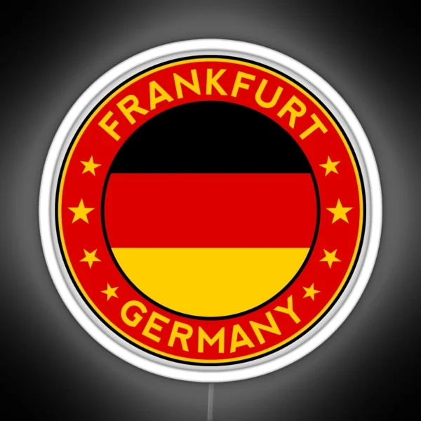 Frankfurt Germany Deutschland RGB Neon Sign