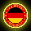 Frankfurt Germany Deutschland RGB Neon Sign - Image 5