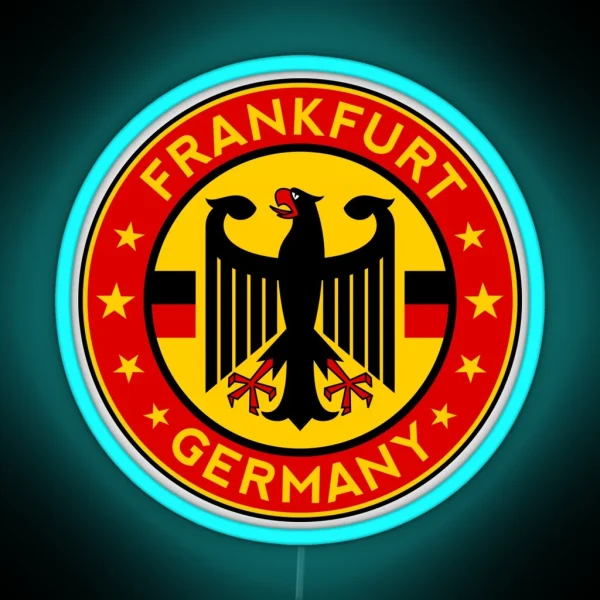 Frankfurt Germany RGB Neon Sign