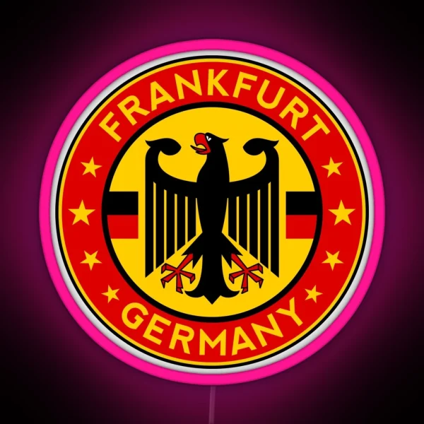 Frankfurt Germany RGB Neon Sign
