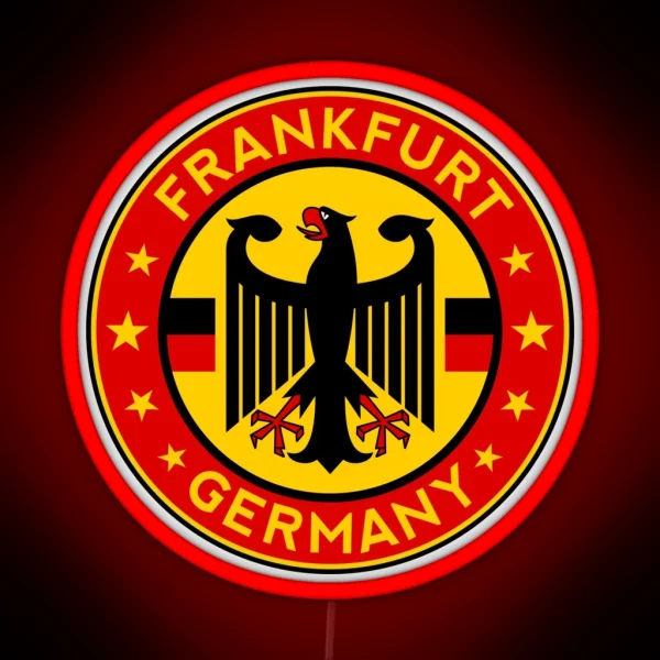 Frankfurt Germany RGB Neon Sign