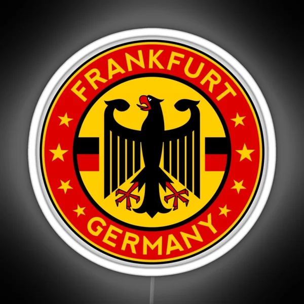 Frankfurt Germany RGB Neon Sign