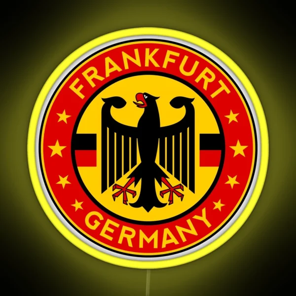 Frankfurt Germany RGB Neon Sign