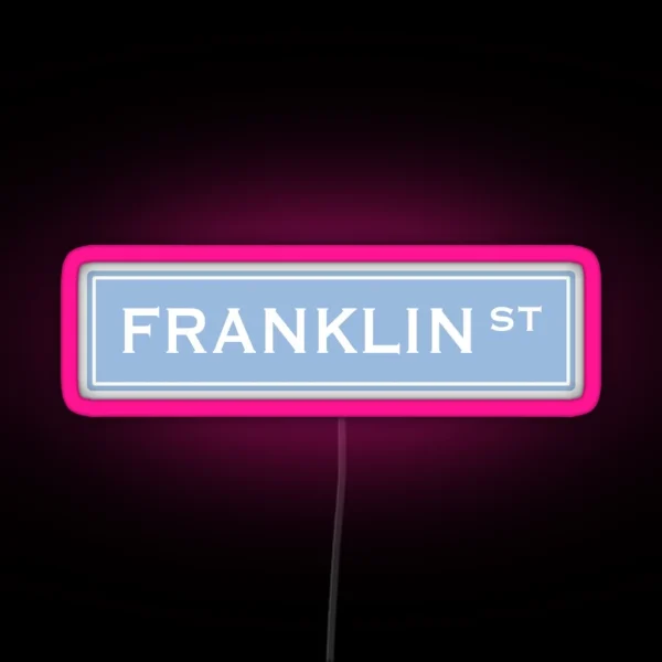 Franklin Street RGB Neon Sign