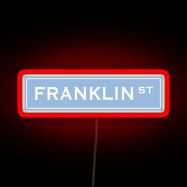 Franklin Street RGB Neon Sign
