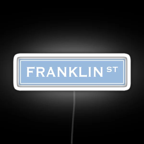 Franklin Street RGB Neon Sign
