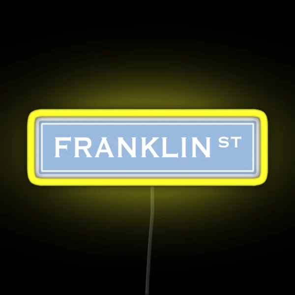 Franklin Street RGB Neon Sign
