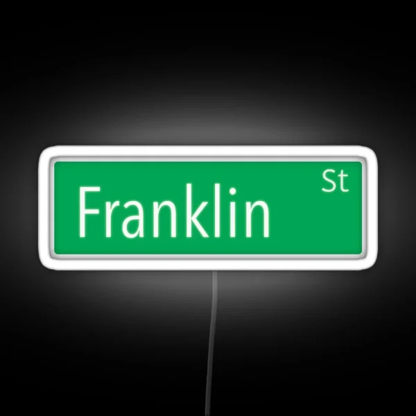 Franklin Street RGB Neon Sign